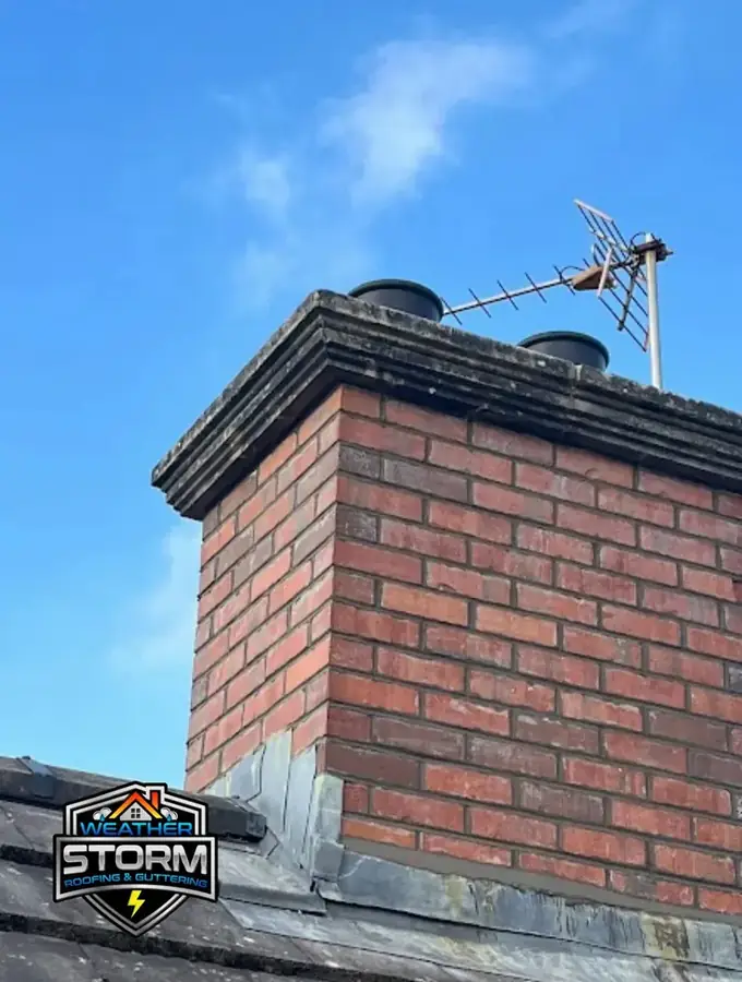 Completed chimney repointing in Essex