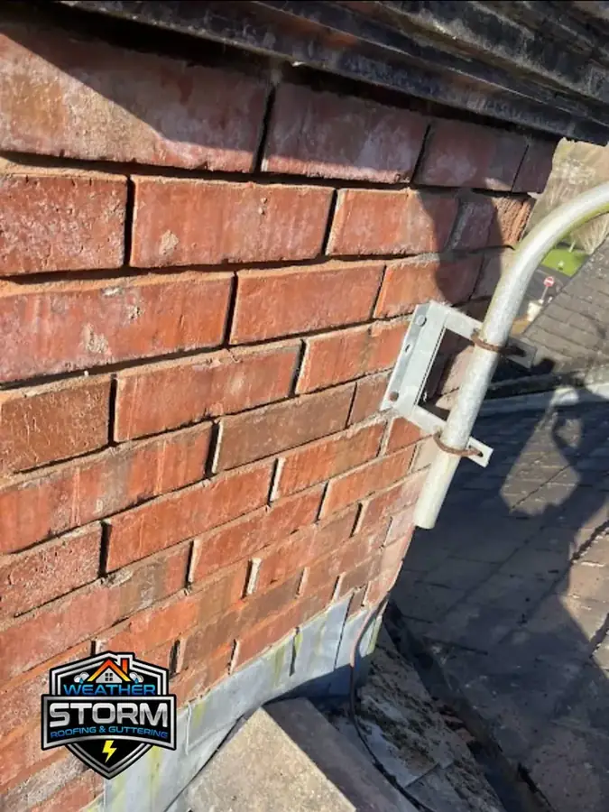 Chimney bracket and aerial mount repair in Essex