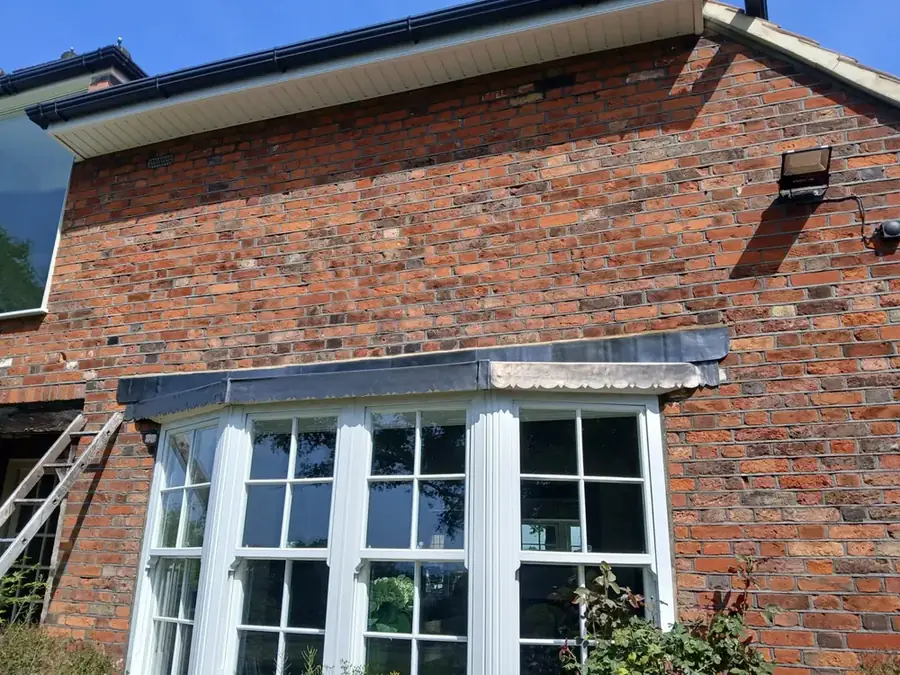 Completed lead bay roof replacement on a period property in Upminster, Essex
