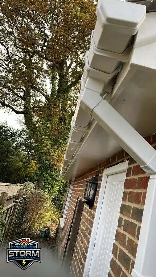 New uPVC gutter hopper in Benfleet